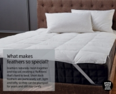 Duck Feather Double Mattress Topper £19.99