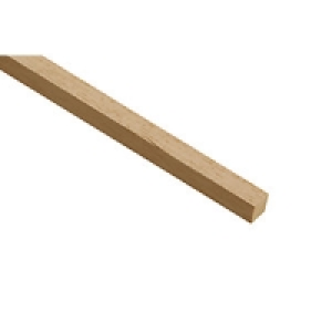 Wickes Light Hardwood Stripwood Moulding (PAR) 8 x 8 x 2400m