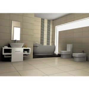 Wickes Basaltina White Porcelain Floor Tile 600x600mm