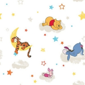 Pooh Rise & Shine Decorative Wallpaper Multi