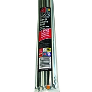 Wickes Intumescent Fire & Smoke Seal White 10X4x1005mm Door