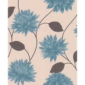Superfresco Easy Romance Decorative Wallpaper Teal 10m £17.49