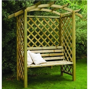 Forest Garden Beethoven Arbour 1.2x2.01x1.87m Natural