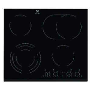 Electrolux EHF6747FOK 4 Zone Ceramic Hob Black 600mm £479.00