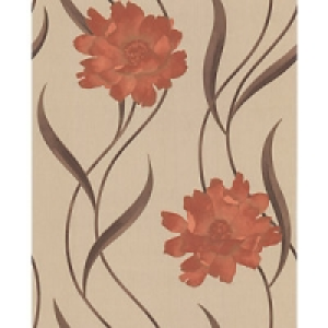 Superfresco Textured Poppy Burnt Decorative Wallpaper Orange £15.49