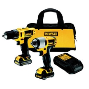 DeWalt DCK211S2 Drill Driver & Impact Driver Cordless Twin P £149.99