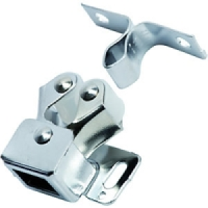 Wickes Double Roller Catch Chrome Plated