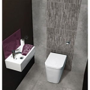 Wickes Battersea Splitface Grey Ceramic Wall Tile 298x498mm