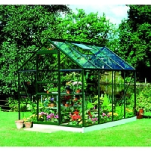 Eden Popular Greenhouse 2.57x2.07x1.93m Green Aluminium £499.99