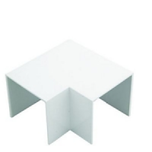 Wickes Maxi Trunking Flat Angle White 50x70x70mm 2 Pack