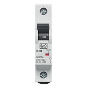 MK MCB Single Pole Type B 20A 230V B20