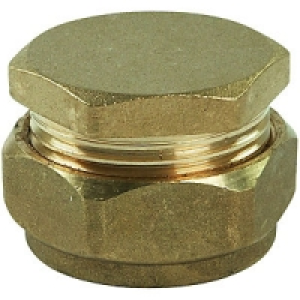 Wickes Compression Stop End 22mm Pack 2