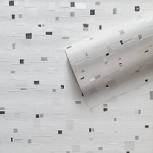 Contour Spa Kitchen & Bathroom Vinyl Wallpaper Black/White 1 £14.99