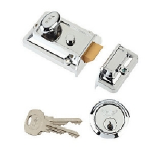 Yale P-77-CH-CH-60 Traditional Nightlatch Chrome