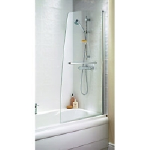 Wickes Half Sail Bath Screen Silver Effect Frame £150.00