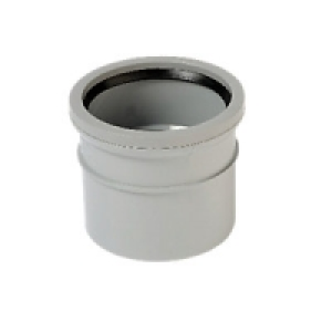 Wickes 110mm Grey Soil Pipe Single Socket Connector £3.99