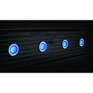 Wickes Blue LED Deck Lights Extension Kit 45mm 4 Pack &pound;14.99