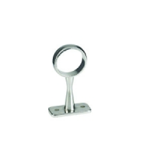 Wickes Centre Rail Bracket Brushed Nickel 25mm