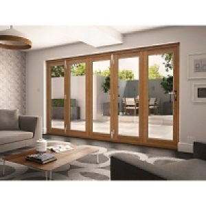 Wickes Albery External Door Folding Set Oak 12ft Wide £4.29