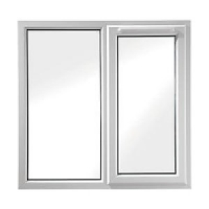 Wickes uPVC A Rated Casement Window White 1010x1190mm RH Sid £158.99
