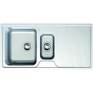 Wickes 1 1/2 Bowl Wave Reversible Kitchen Sink Stainless Ste £269.00