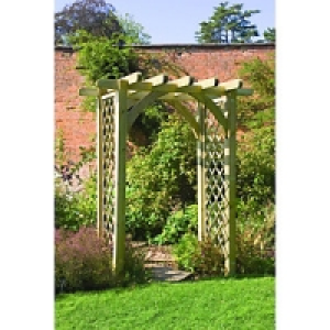 Forest Garden Grieg Arch 1.36x2.2x1.82m Natural £259.99