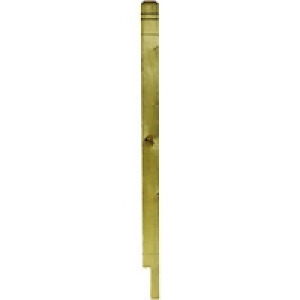 Wickes Deck Post Modern Notched 80x80x1370mm Green