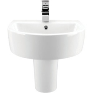 Wickes Style Basin with Semi Pedestal 500mm £112.50
