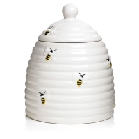 Wilko  Wilko Amber Bee Hive Cookie Jar