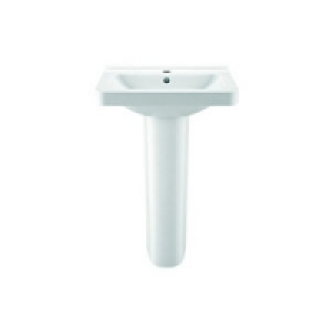 Wickes Vercelli Basin with Full Pedestal 550mm £89.00