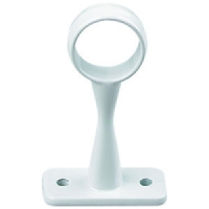 Wickes  Wickes Centre Rail Bracket White 19mm