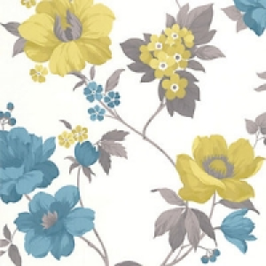 Superfresco Easy Eden Decorative Wallpaper Lime/Teal £13.99