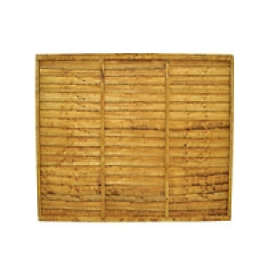 Wickes Overlap Fence Panel 1.8m x 1.5m Autumn Gold