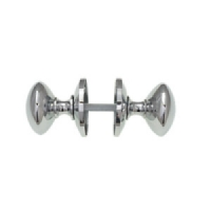 Wickes Victorian Mortice Knob Set Chrome Finish £11.86