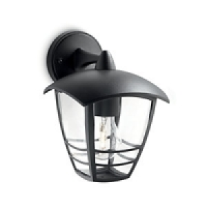 Philips 60W Creek Wall Lantern Black £24.99