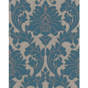 Superfresco Easy Majestic Decorative Wallpaper Teal 10m &pound;17.49