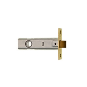Wickes Tubular Latch Electro Brass 76mm