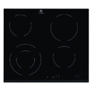 Electrolux EHF6241FOK 4 Zone Ceramic Hob Black 600mm £409.00