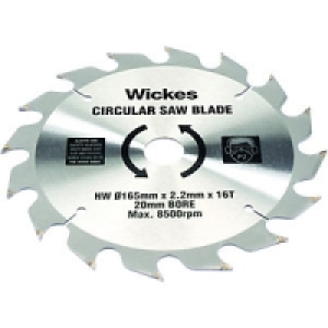 Wickes 20 Teeth Coarse Cut Circular Saw Blade 165x20mm £24.99