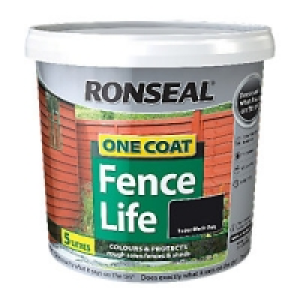 Ronseal One Coat Fencelife Black Oak 5L £7.99