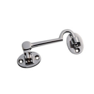 Wickes Cabin Hook Chrome Plated 100mm &pound;2.45