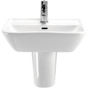 Wickes Renata Square Basin with Semi Pedestal 600mm £125.00