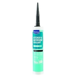 Wickes Kitchen & Bathroom Sealant Black 310ml £2.99