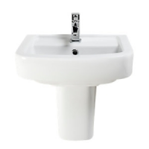 Wickes Capri Thin Basin with Semi Pedestal 450mm £100.00