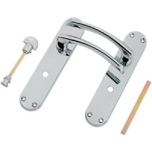 Wickes Dante Bathroom Handle Polished Chrome Finish £18.88