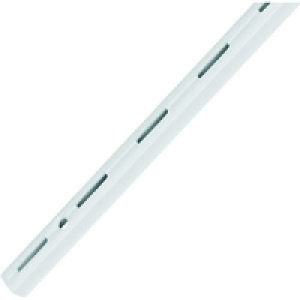 Wickes Single Slot Upright Bracket White 500mm