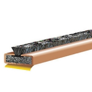 4FireDoors Intumescent Fire & Smoke Seal Brown 15 x 4mm Sing £8.99