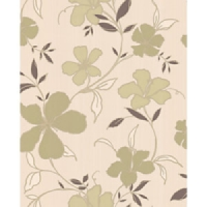Superfresco Easy Rapture Decorative Wallpaper Green/Cream 10