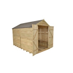 Wickes Overlap Pressure Treated Apex Shed Double Doors No Wi