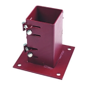 Wickes Bolt Down Post Support 75mm Flush Fit £7.99